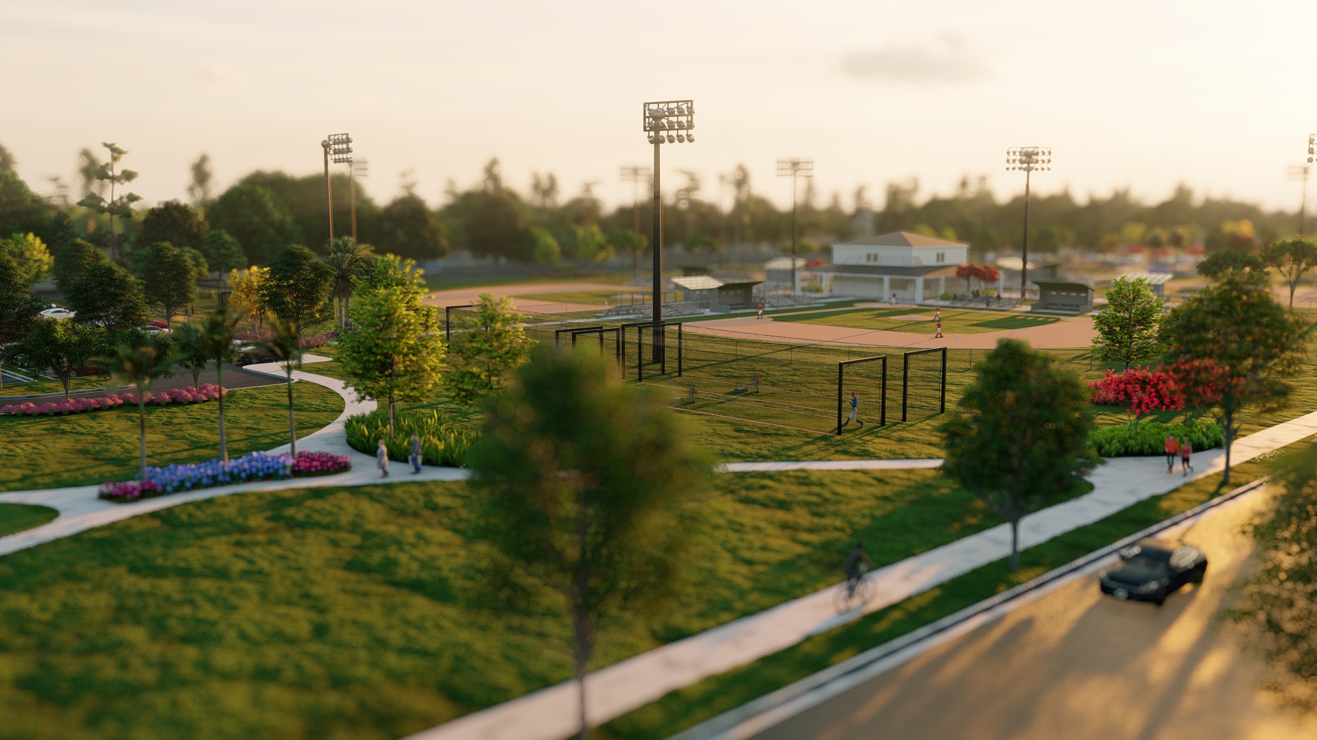 Daventport Sports Complex_2 – Baseball Fields – Bay Street