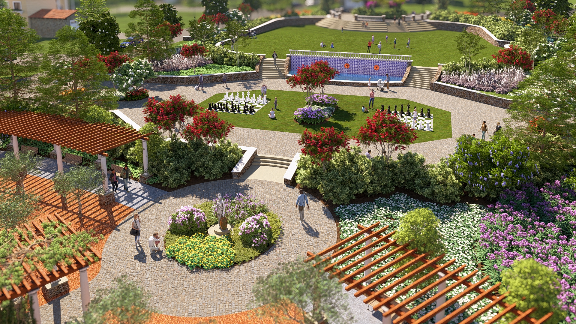 Terraced Park Overlook_2 – Photo